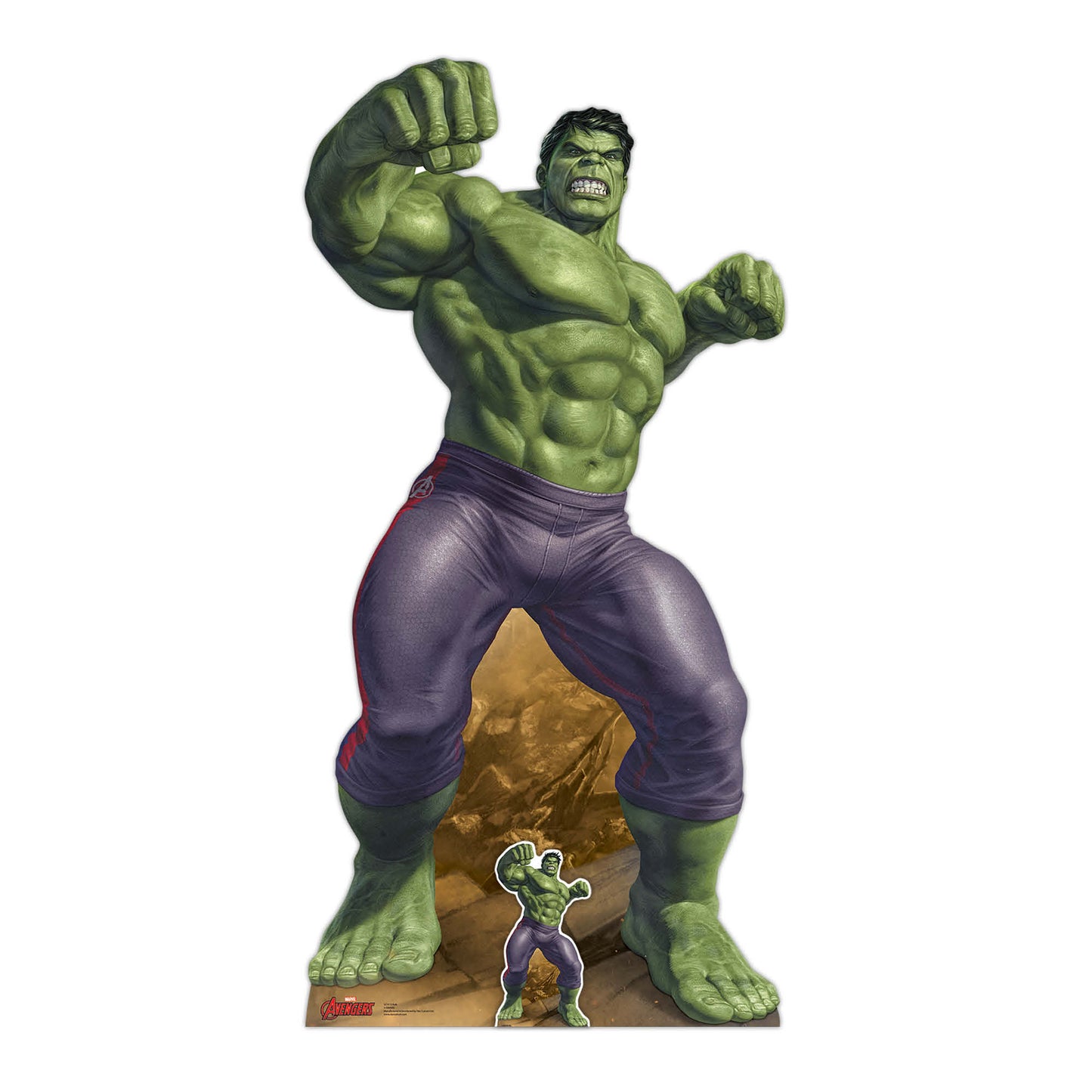 The Incredible Hulk Comic Book  Cardboard Cut Out Height 190cm