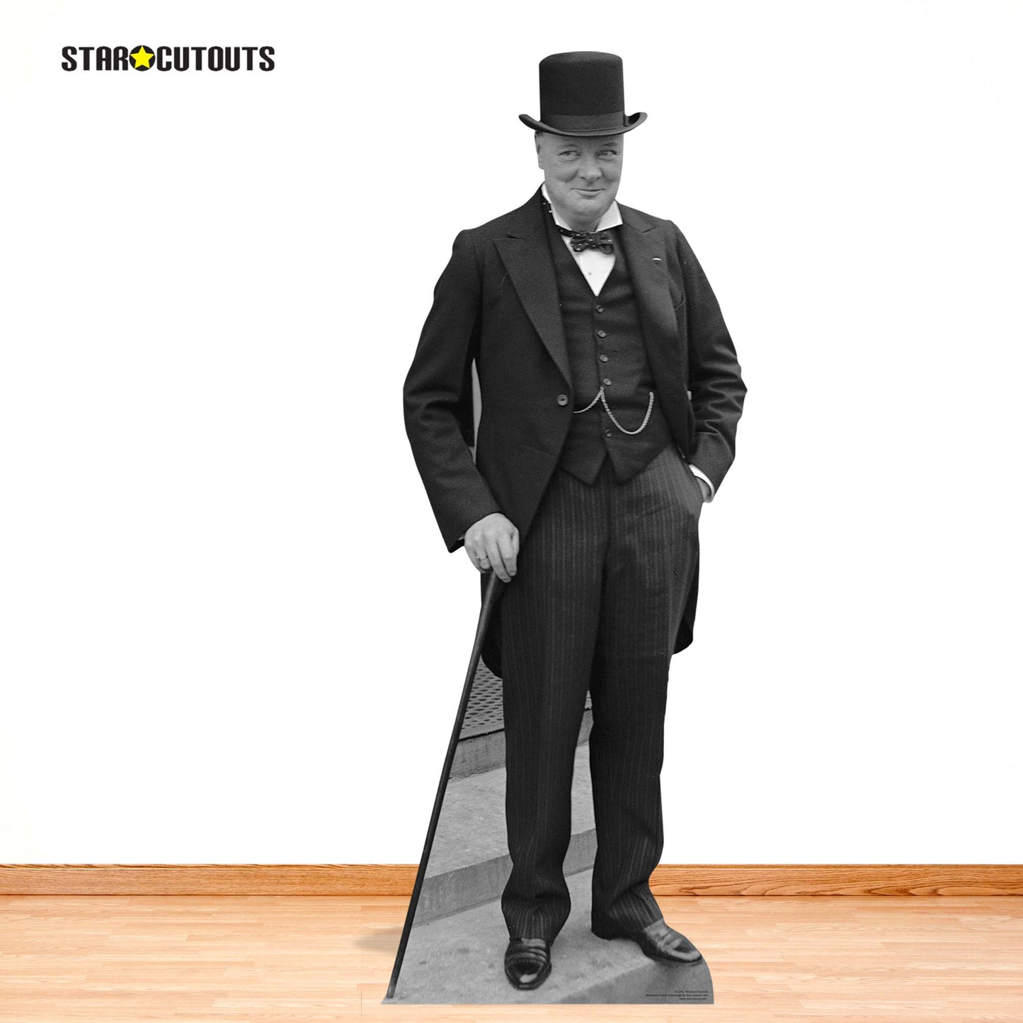 SC1451 Winston Churchill PoliticIan Cardboard Cut Out Height 184cm