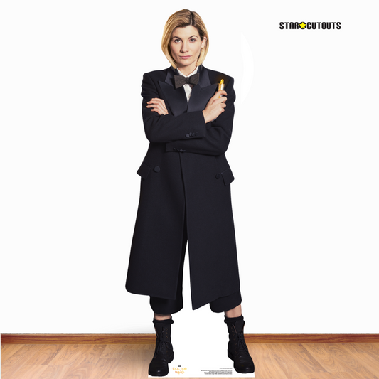 Thirteenth Doctor Who Jodie Whittaker Spyfall Suit Cardboard Cutout - mycardboardcutout