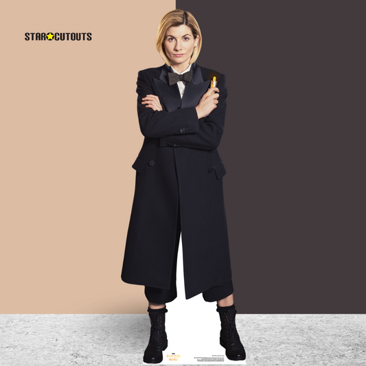 Thirteenth Doctor Who Jodie Whittaker Spyfall Suit Cardboard Cutout - mycardboardcutout
