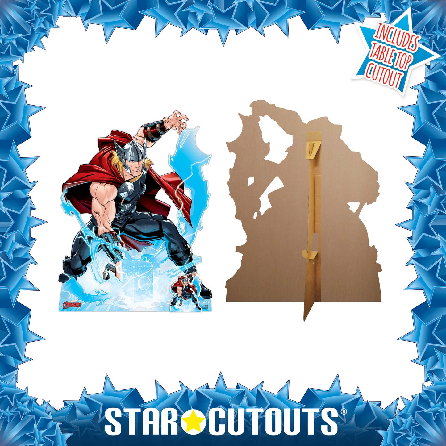 Thor Call the Storm Cardboard Cut Out Height 133cm