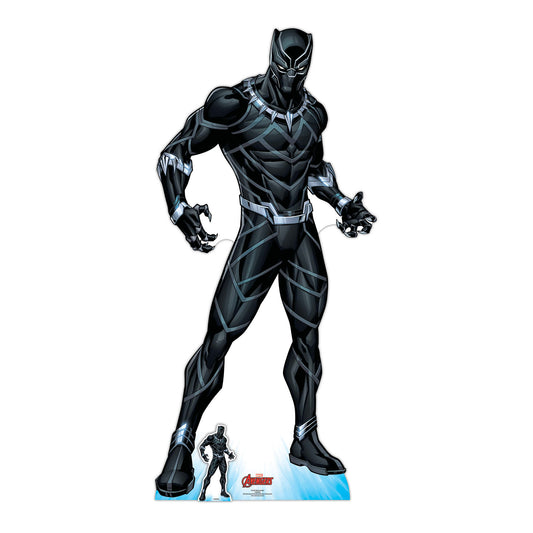 Black Panther Wakandas Protector Cardboard Cut Out Height 184cm