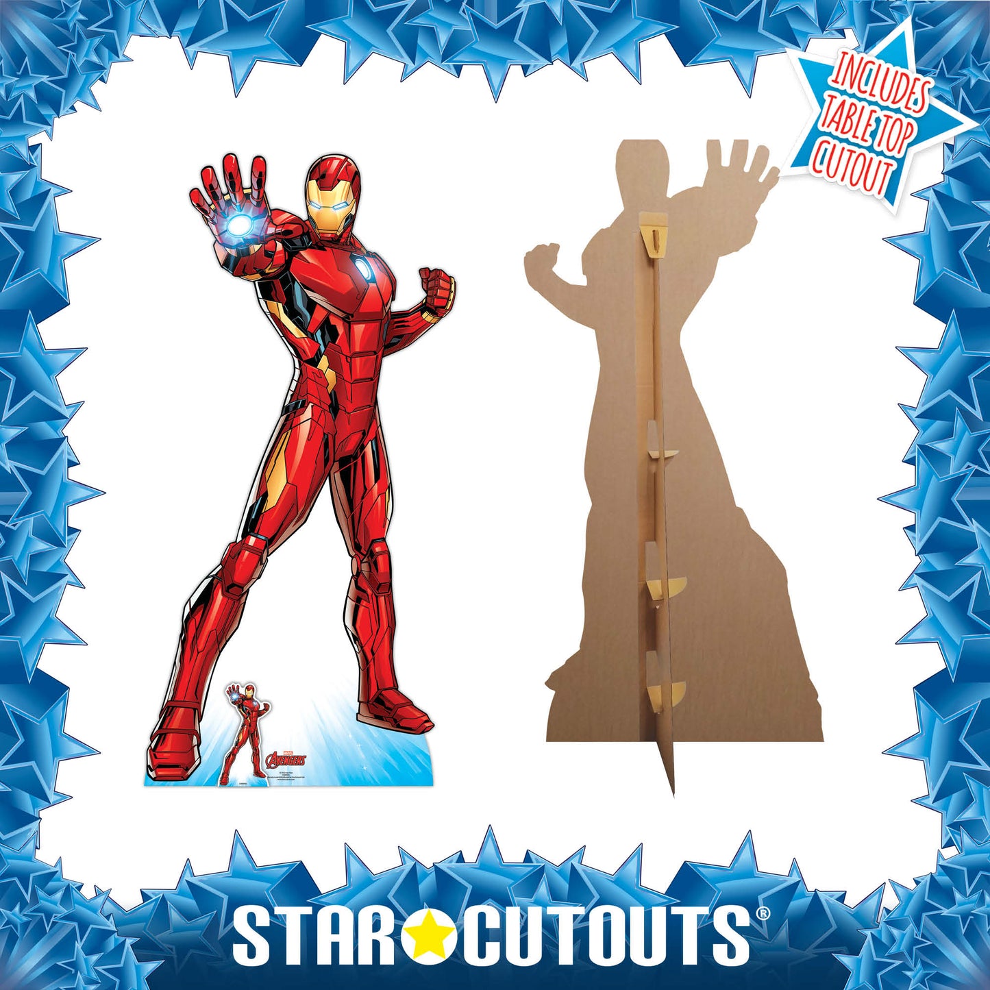 Iron Man Superhero Cardboard Cut Out Height 191cm