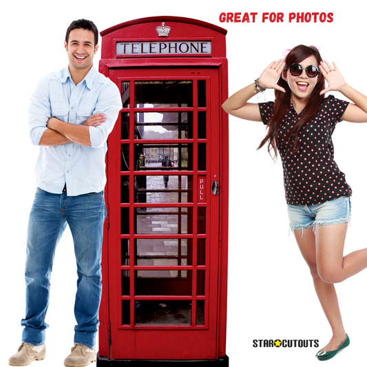 Phone Box Cardboard Cutout - mycardboardcutout