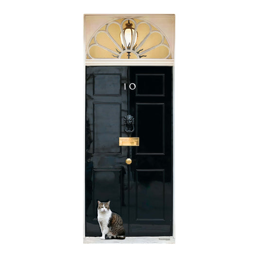 SC4848 10 Downing Street With Larry the Cat Large Cardboard Cutout Height 189cm