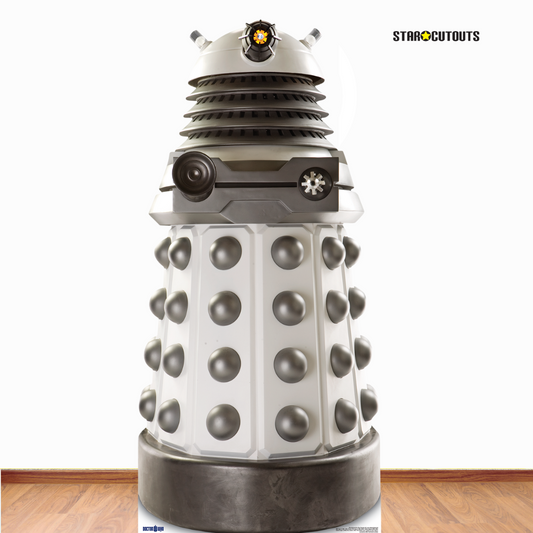 White Supreme Dalek Cardboard Cutout