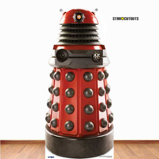 SC204 Dalek Drone Red Cardboard Cutout - mycardboardcutout