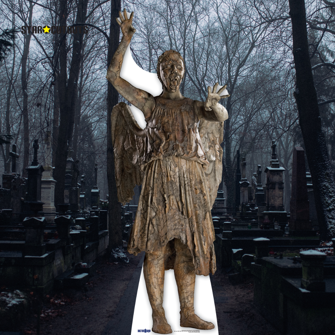 Weeping Angel Attacking Cardboard Cutout