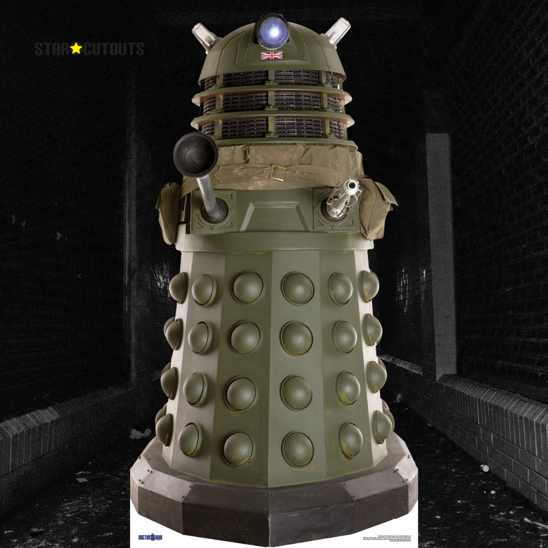 Wartime Dalek Ironside Cardboard Cutout