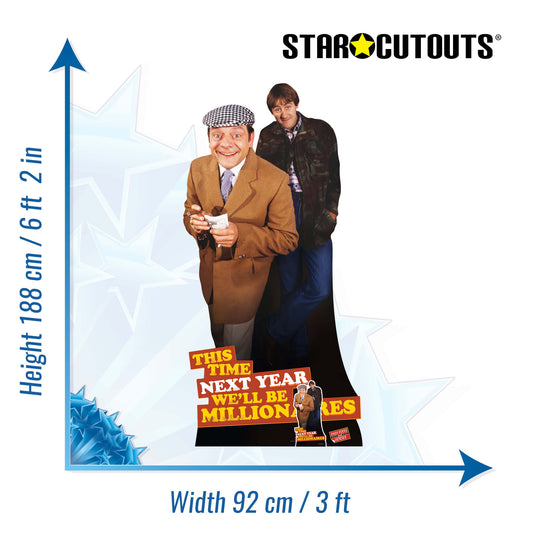 SC4751 Rodney and Del Boy (This Time Next Year We'll Be Millionaires) Cardboard Cut Out Height 188cm
