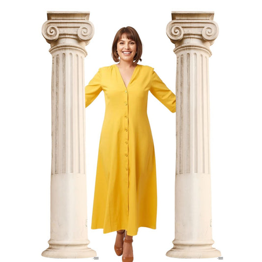 Two Roman Pillars Cardboard Cutout