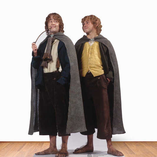 Merry and Pippin Double Lord of the Rings Cardboard Cutout