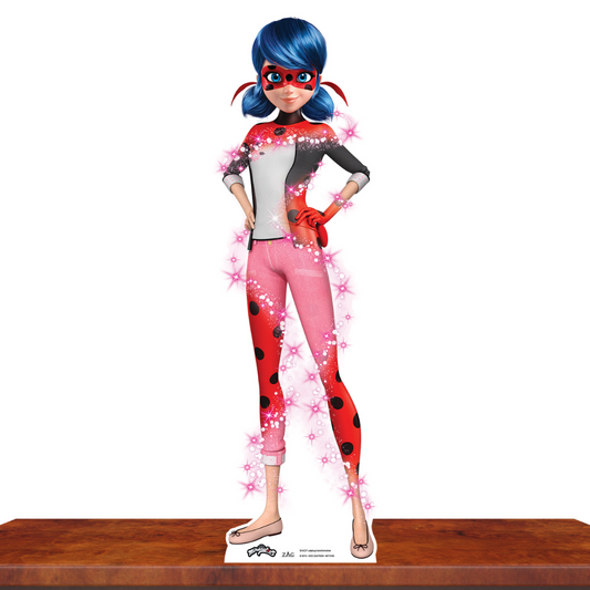 Ladybug Transformation Star Mini Cardboard Cut Out Height 88cm