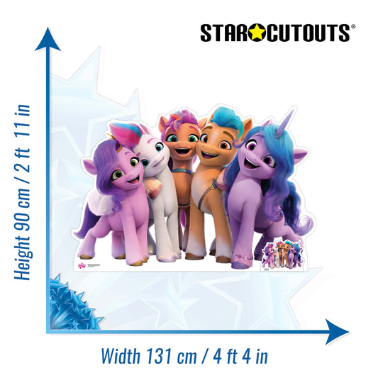 My Little Pony Star Mini Group Cardboard Cutout