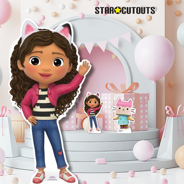 Gabby Waving Gabby's Dollhouse Star Mini Cardboard Cut Out Height 96cm ...