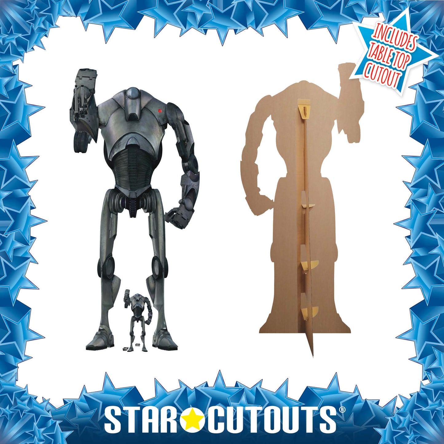 Super Battle Droid Star Wars Cardboard Cut Out Height 196cm