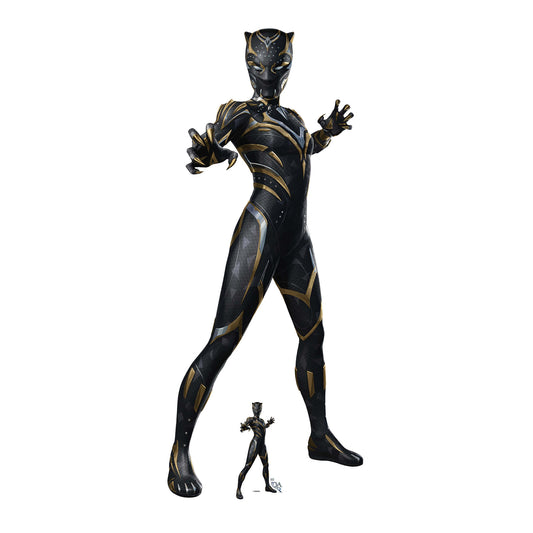 SC4302 Shuri Black Panther Wakanda Forever Cardboard Cutout With Mini Height 166cm