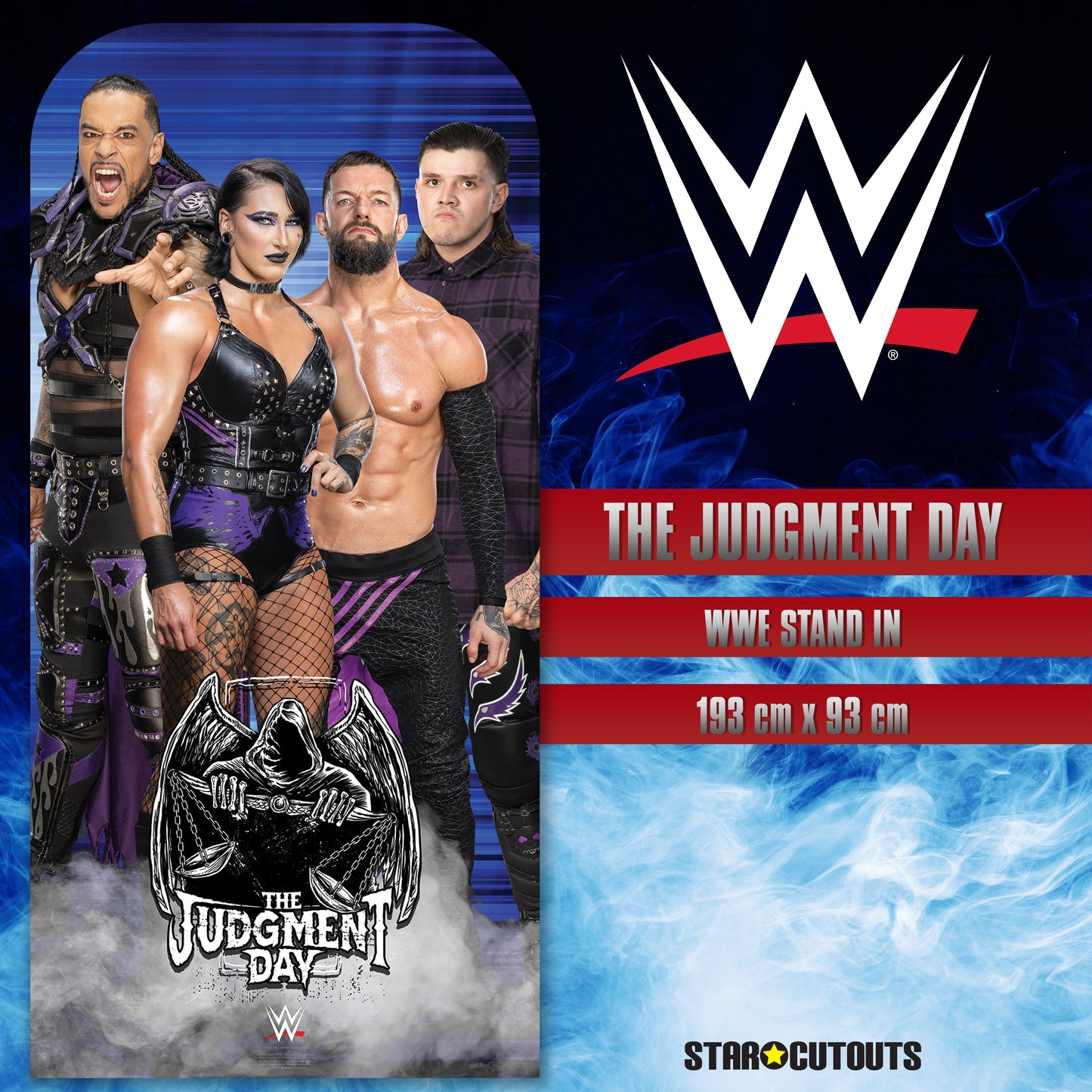 SC4331 The Judgment Day WWE Cardboard Cut Out Height 193cm