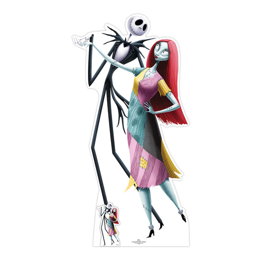 SC4333 Jack Sally Dancing Nightmare Before Christmas Cardboard Cut Out Height 185cm