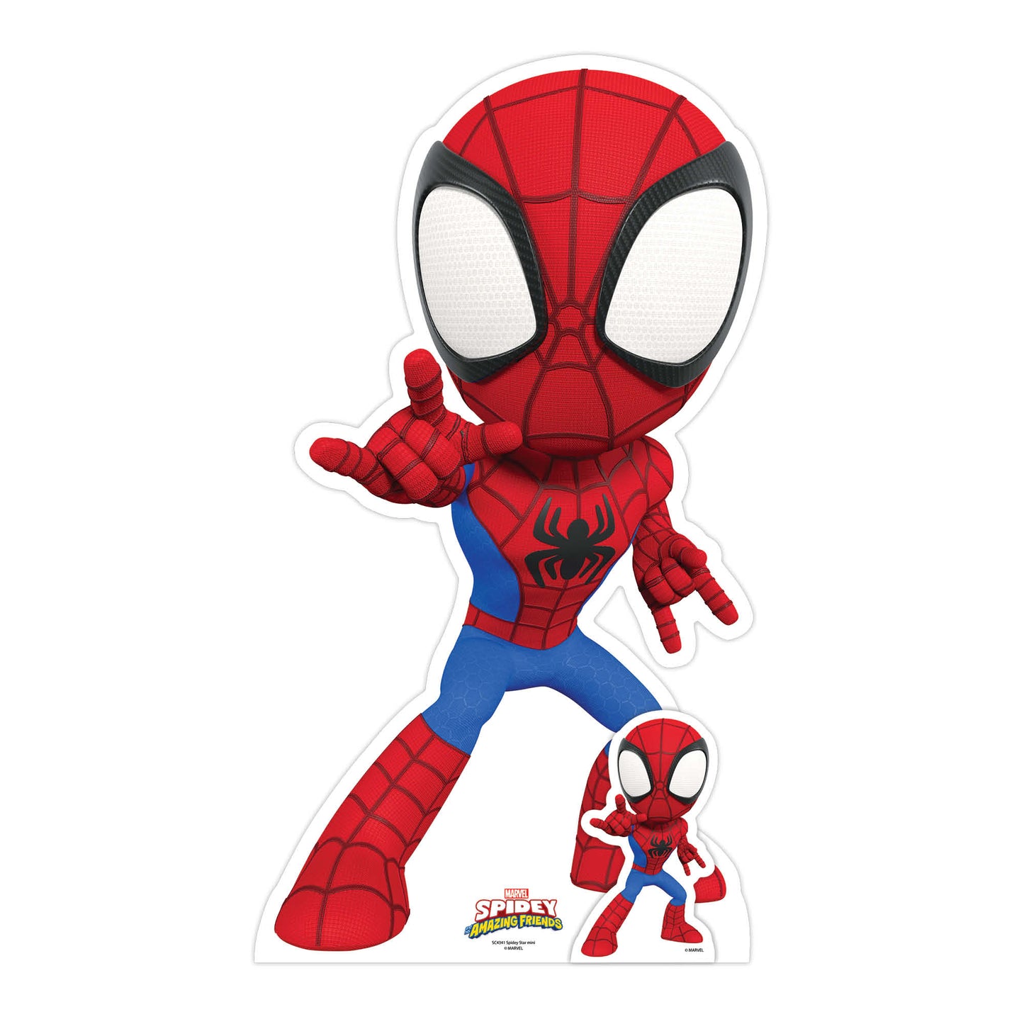 SC4341 Spider- Man Spidey and His Amazing Friends  Cardboard Cutout Height 92cm