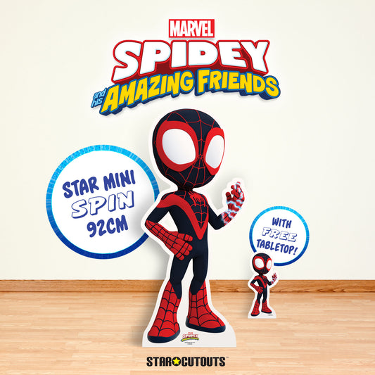 SC4342 Spin Spidey and His Amazing Friends  Cardboard Cutout Height 92cm