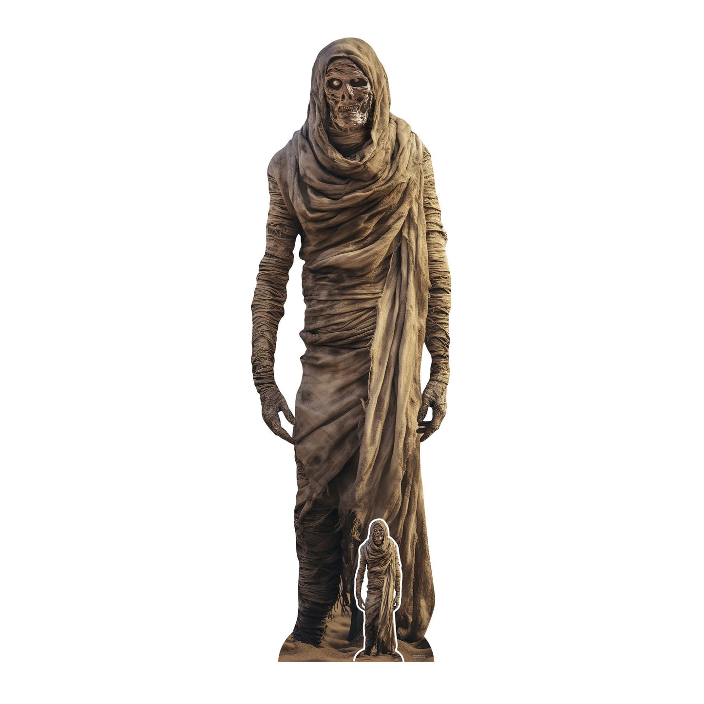 SC4353 Mummy Skeleton Cardboard Cut Out Height 175cm