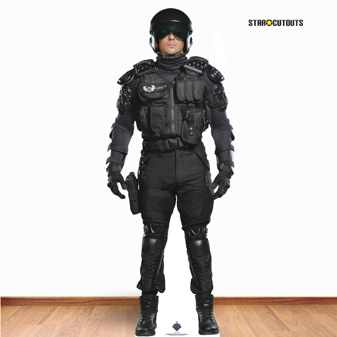 SC4356 UNIT soldier Cardboard Cut Out Height 186cm