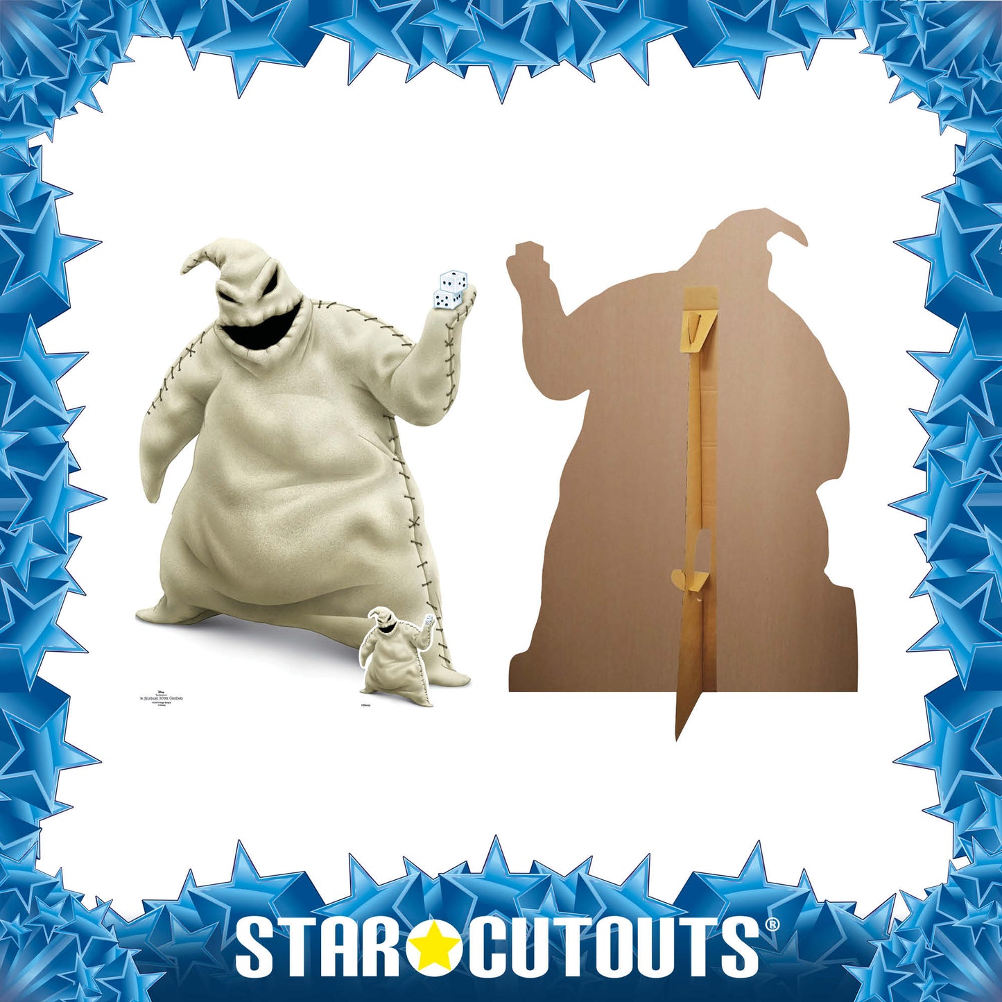 SC4373 Oogie Boogie Nightmare Before Christmas Cardboard Cut Out Height 130cm