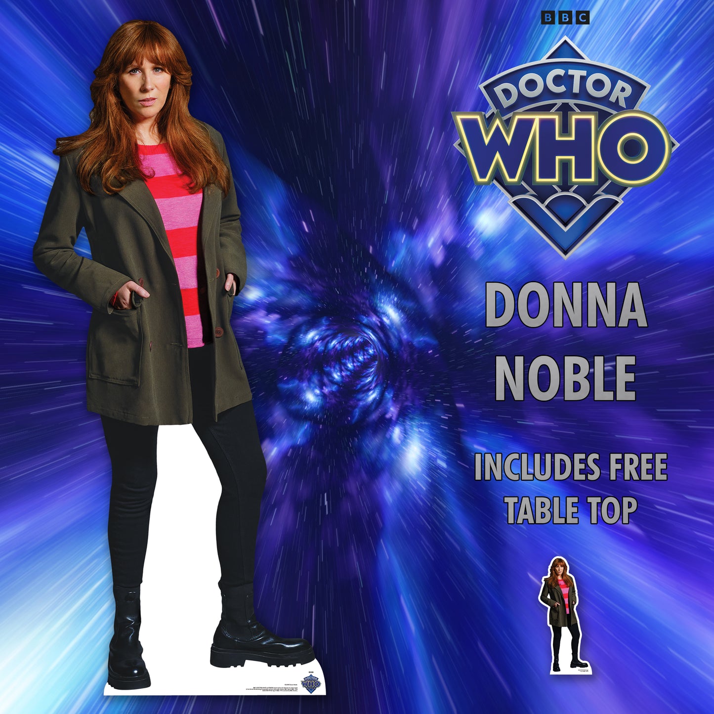 SC4390 Donna Noble  Doctor Who Cardboard Cut Out Height 171cm