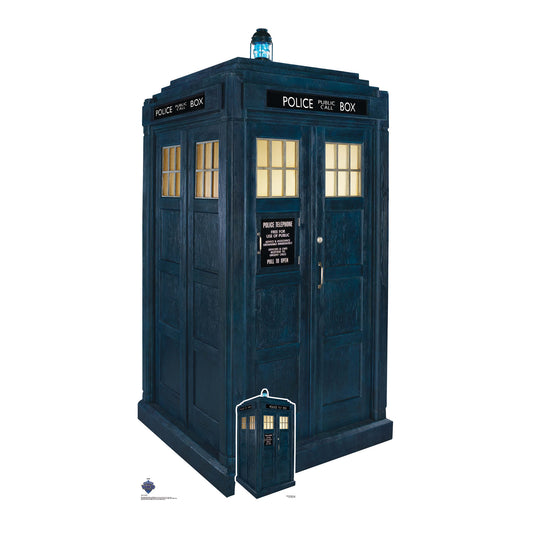 SC4391 TARDIS Police Box Doctor Who  Cardboard Cut Out Height 173cm