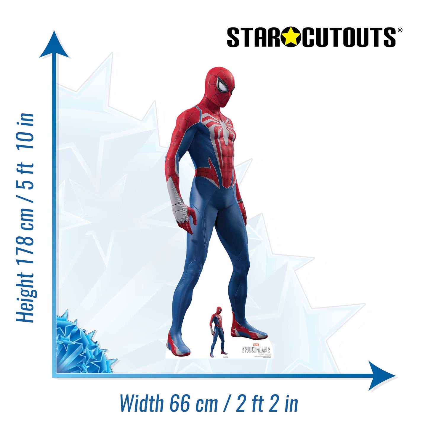 SC4392 Spider-Man Peter Parker Cardboard Cut Out Height 178cm