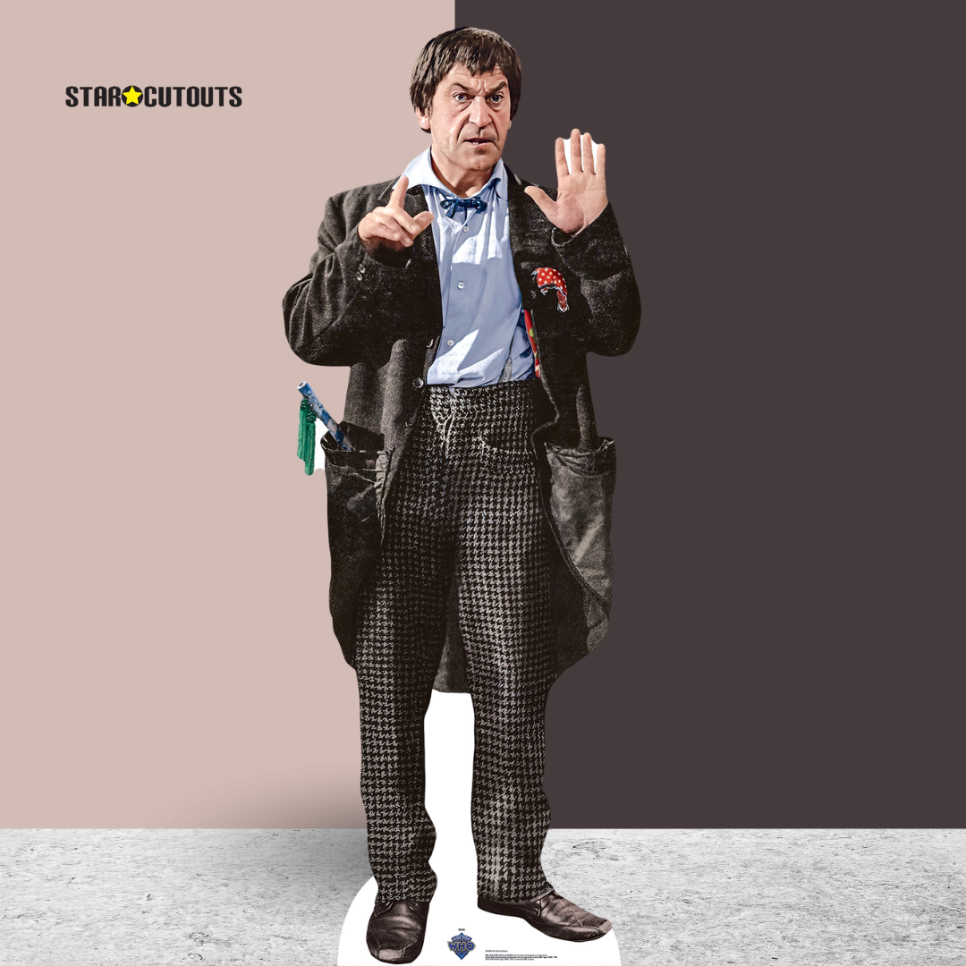 SC4402 Second Doctor Patrick Troughton Cardboard Cut Out Height 171cm - mycardboardcutout