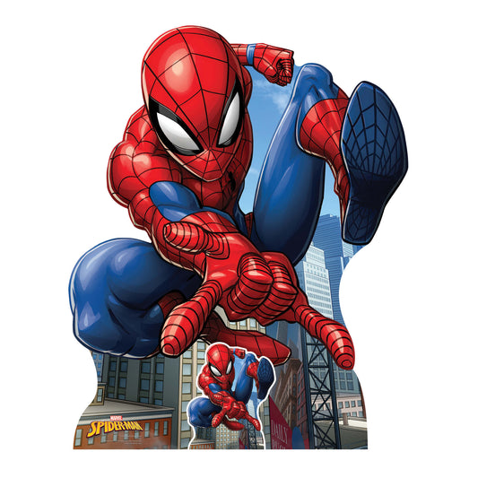 SC4420 Spider-Man Pose Cardboard Cutout With Mini Height 116cm