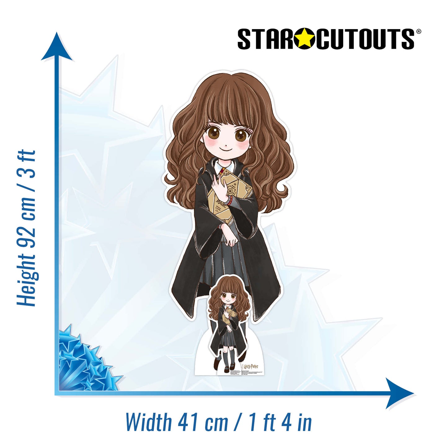 SC4454 Cute Hermione Granger Animated Cardboard Cut Out Height 92cm