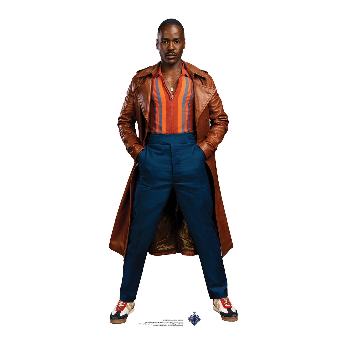 SC4462 15th Doctor Who Ncuti Gatwa Star Mini Cardboard Cut Out Height 91cm - mycardboardcutout