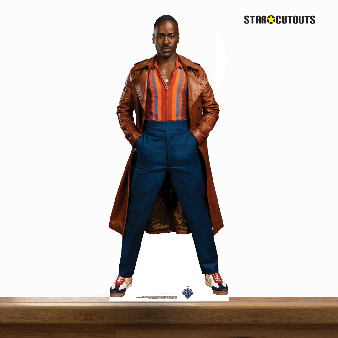 SC4462 15th Doctor Who Ncuti Gatwa Star Mini Cardboard Cut Out Height 91cm - mycardboardcutout