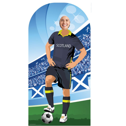 SC4470	Scotland Football Stand-In Cardboard Cut Out Height 190cm