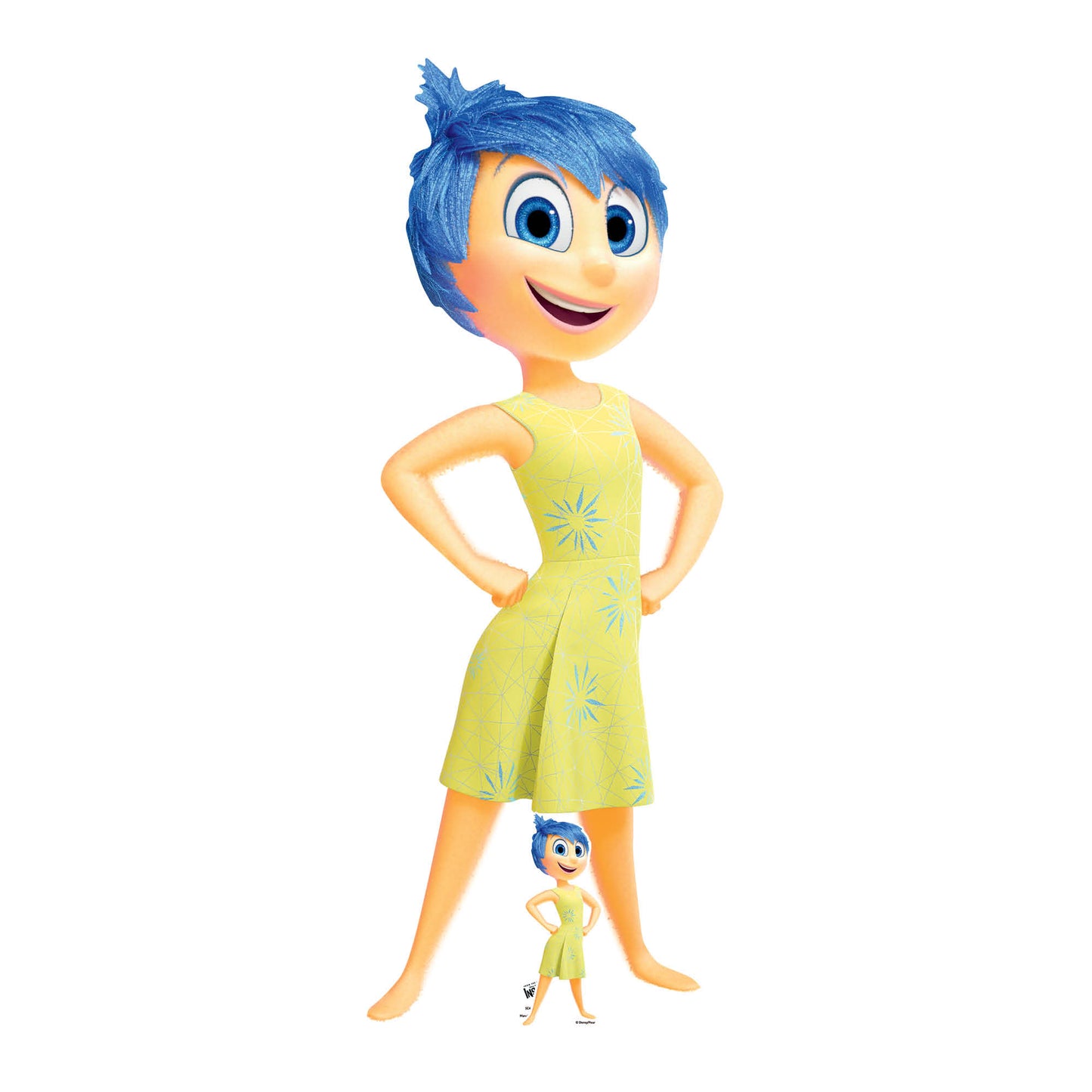 SC4481 Joy Inside Out Cardboard Cut Out Height 185cm