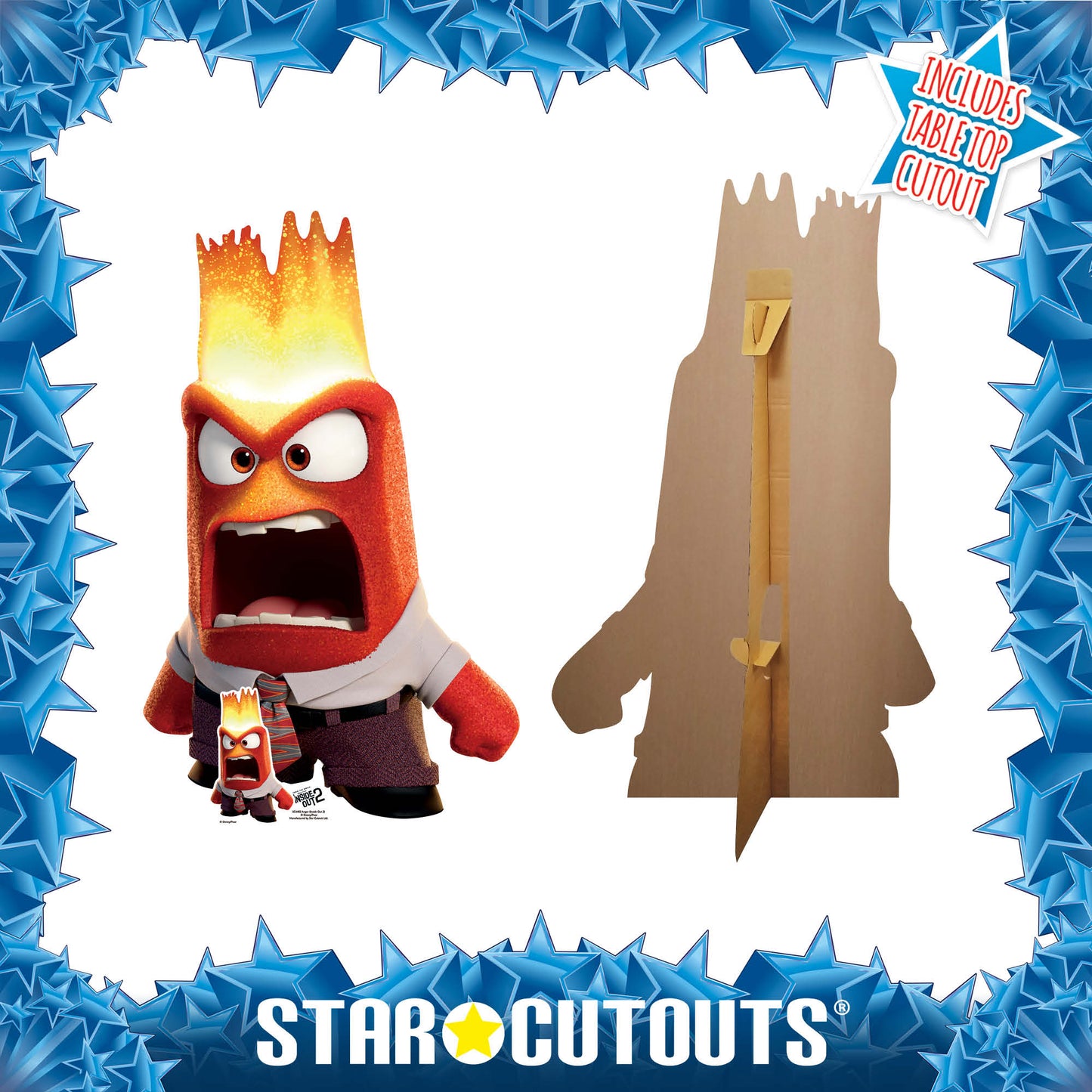 SC4482 Anger Inside Out Cardboard Cut Out Height 136cm