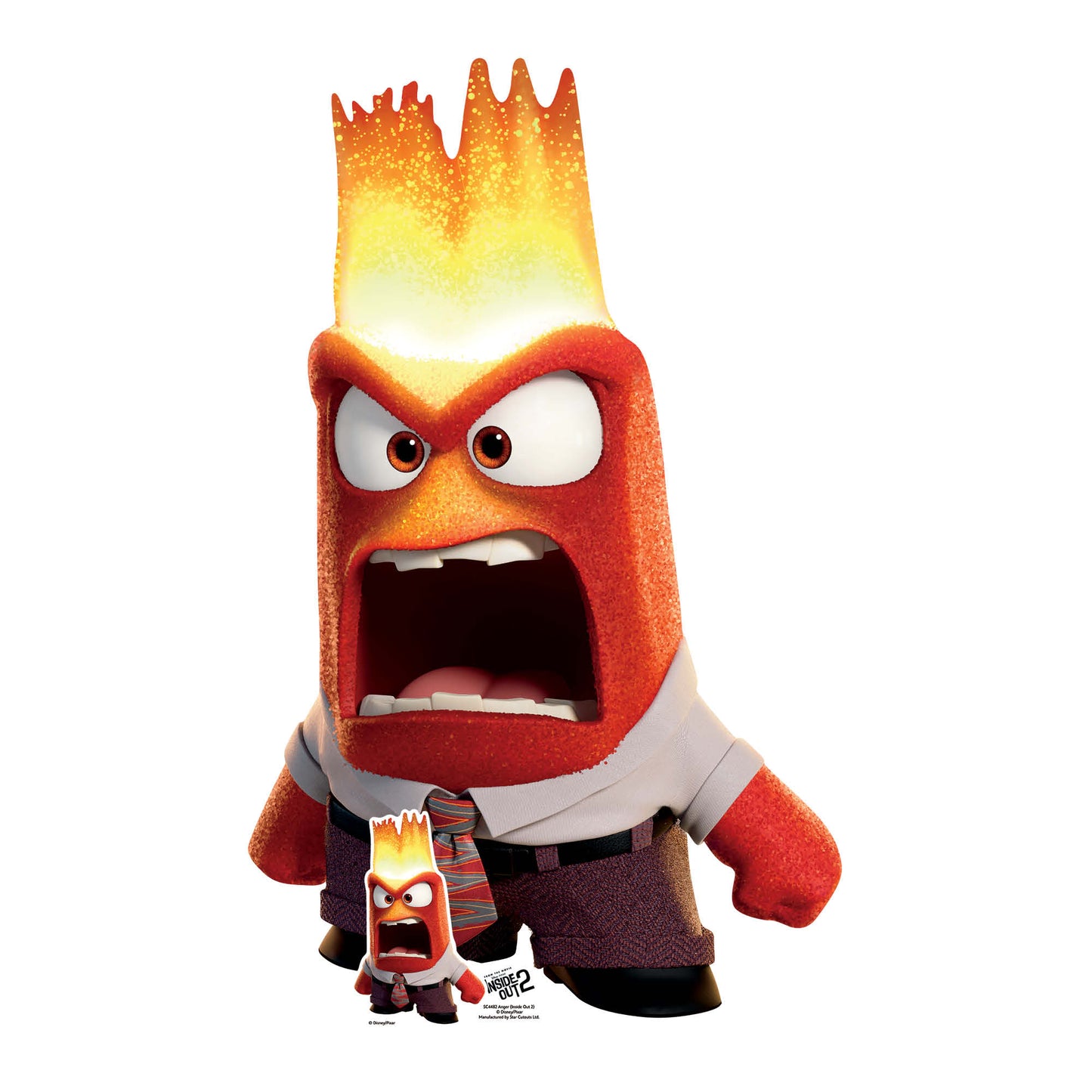 SC4482 Anger Inside Out Cardboard Cut Out Height 136cm