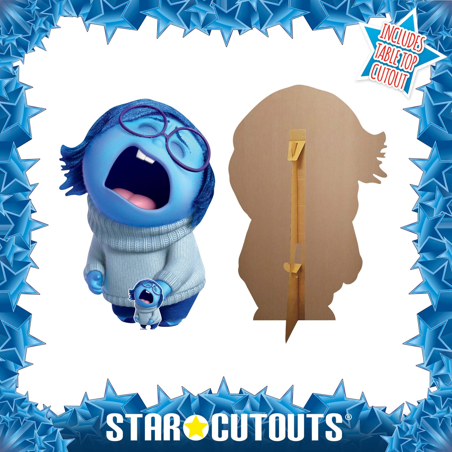 SC4483 Sadness Inside Out  Cardboard Cut Out Height 126cm