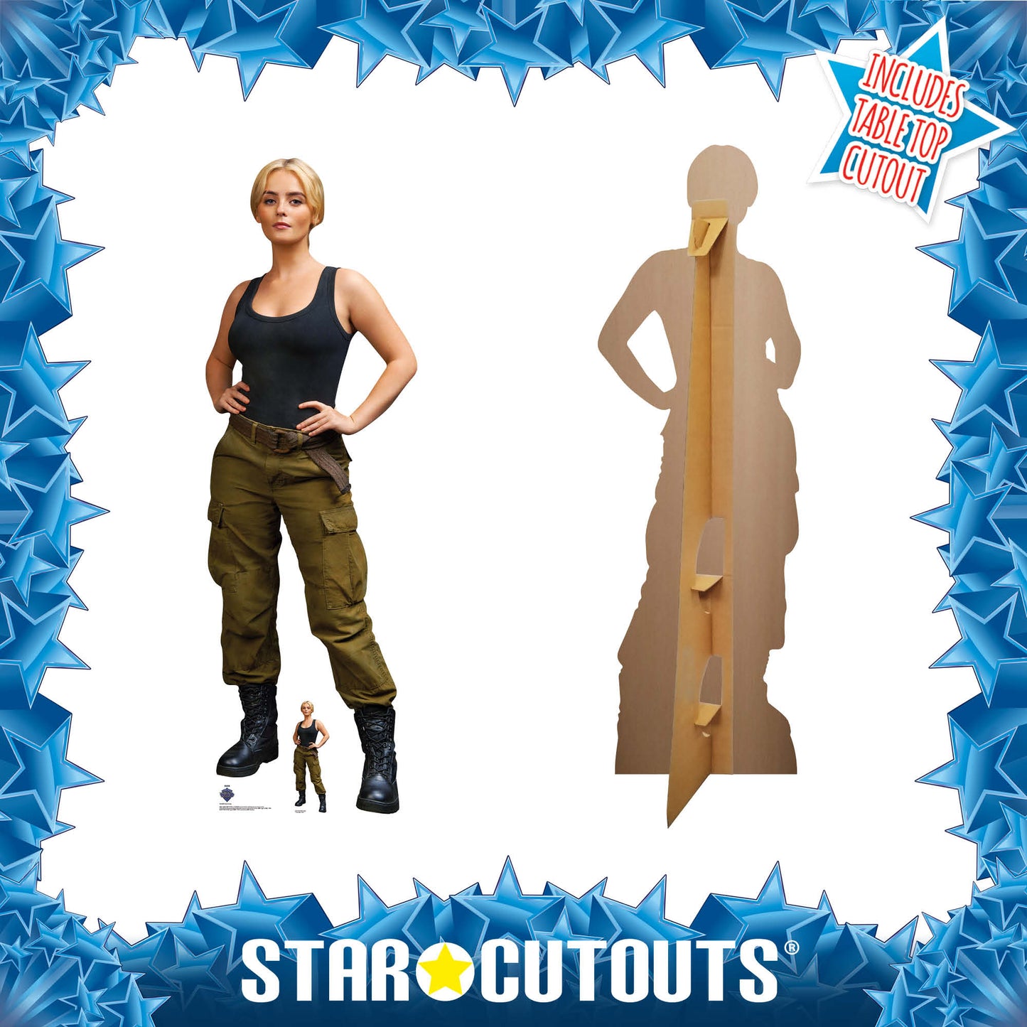 SC4488 Ruby Sunday - Combat Mille Gibson Cardboard Cut Out Height 167.00cm - mycardboardcutout