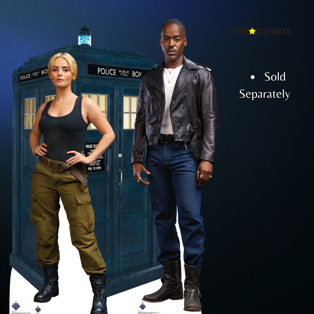 SC4391 TARDIS Police Box Doctor Who Cardboard Cut Out Height 173cm - mycardboardcutout