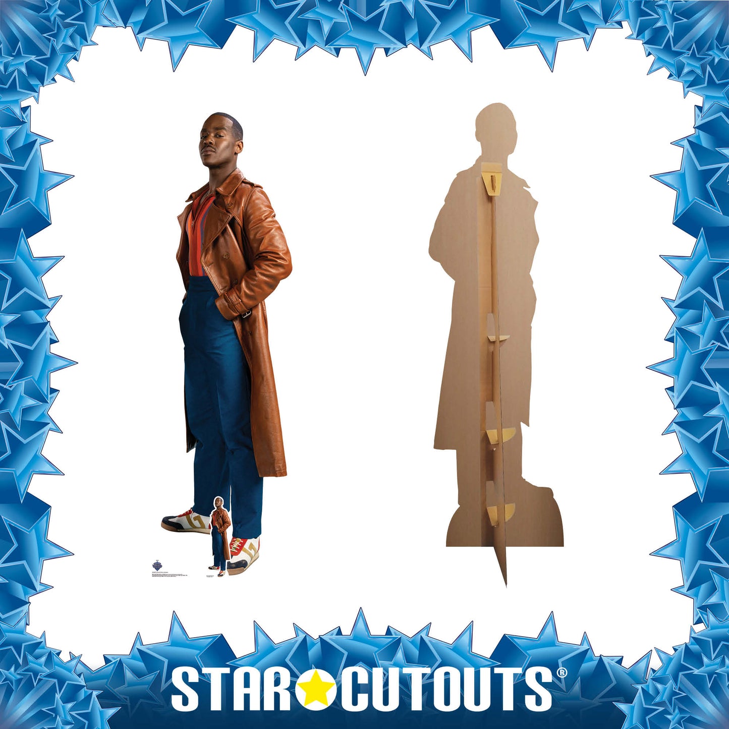 SC4508 Ncuti Gatwa as The Fifteenth Doctor - Doctor Who - Side Glance Variant Cardboard Cut Out Height 174cm