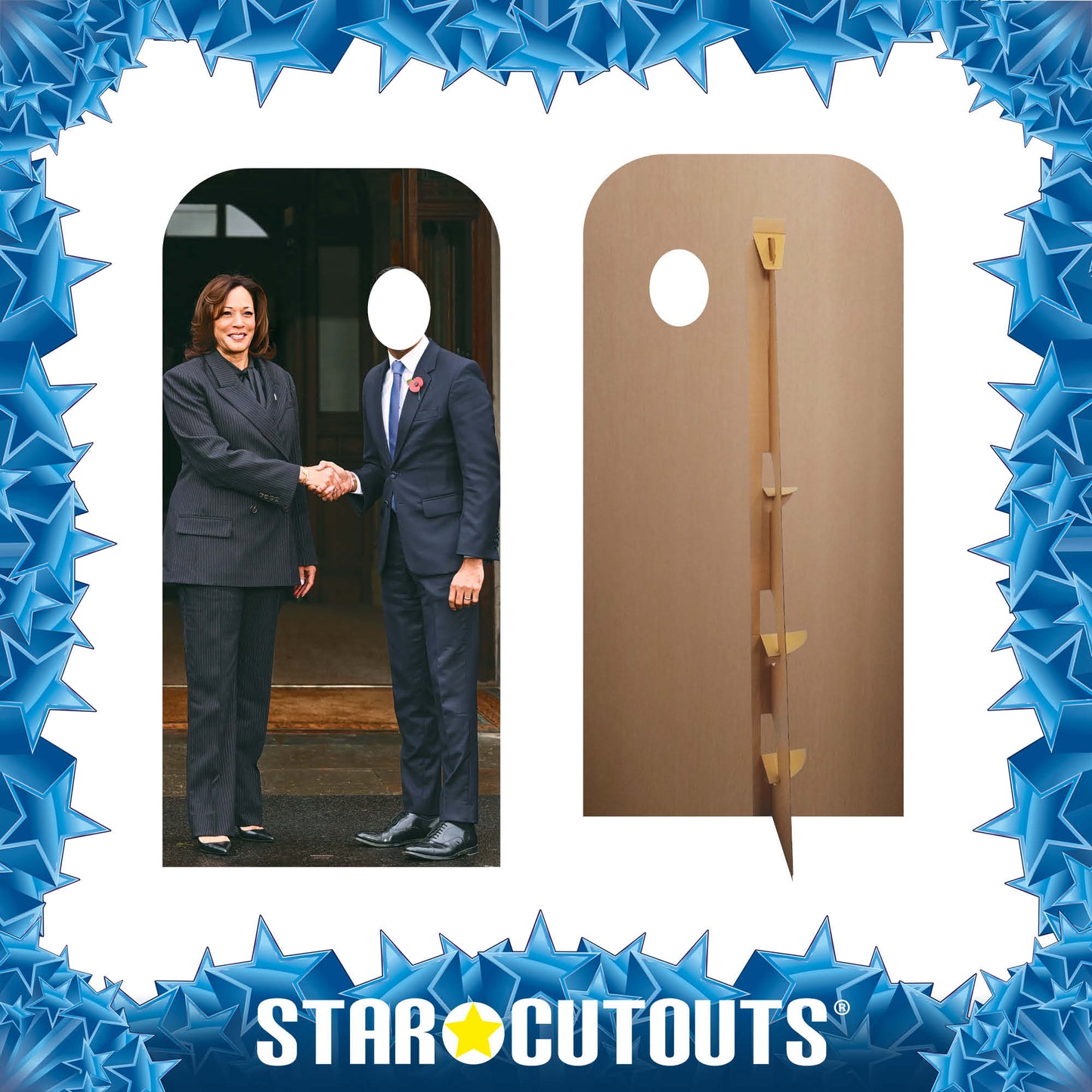 SC4509 Kamala Harris Stand In Cardboard Cut Out Height 193cm - mycardboardcutout