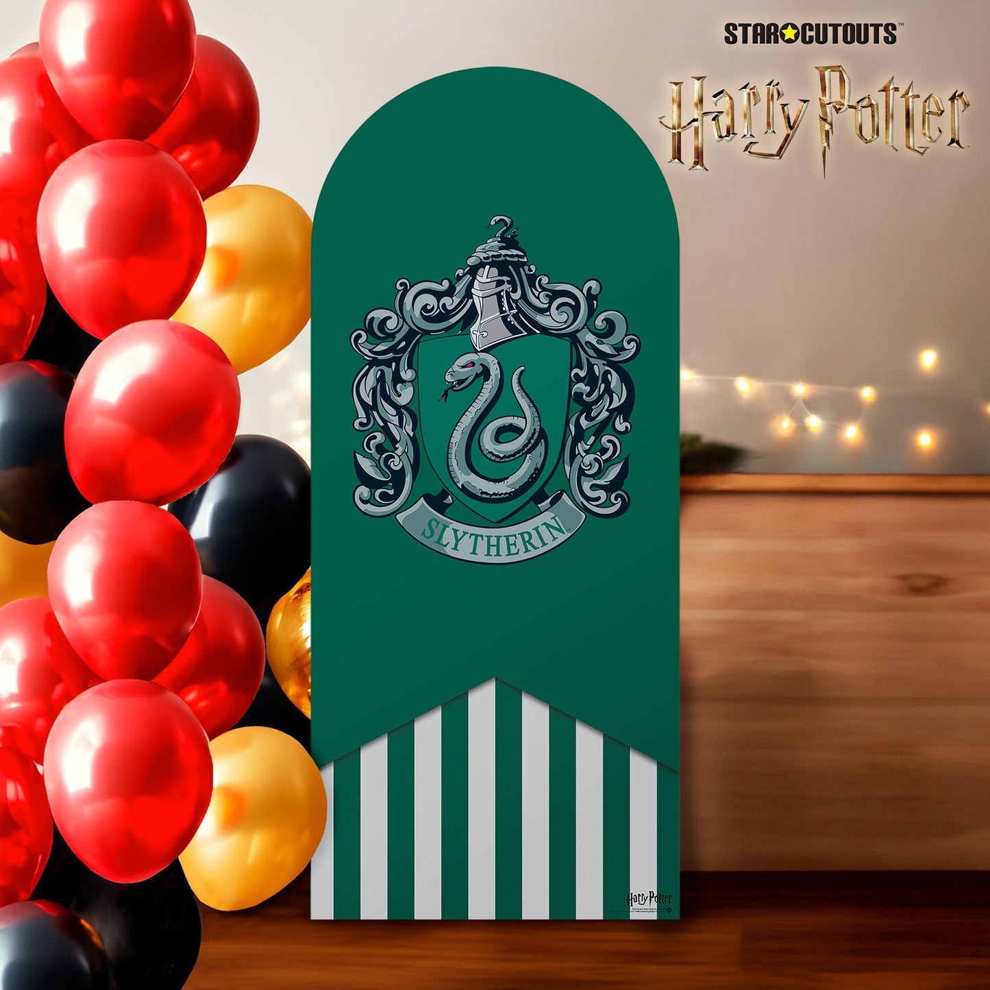 SC4518 Slytherin Backdrop Single Harry Potter Cardboard Cut Out Height 185.00cm