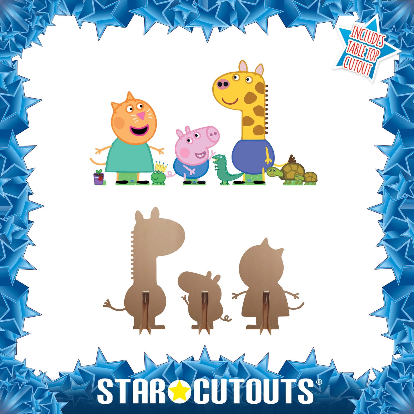 SC4524 Gerald, George and Pedro Cardboard Cutout Decoration Multi Pack  Height 86cm