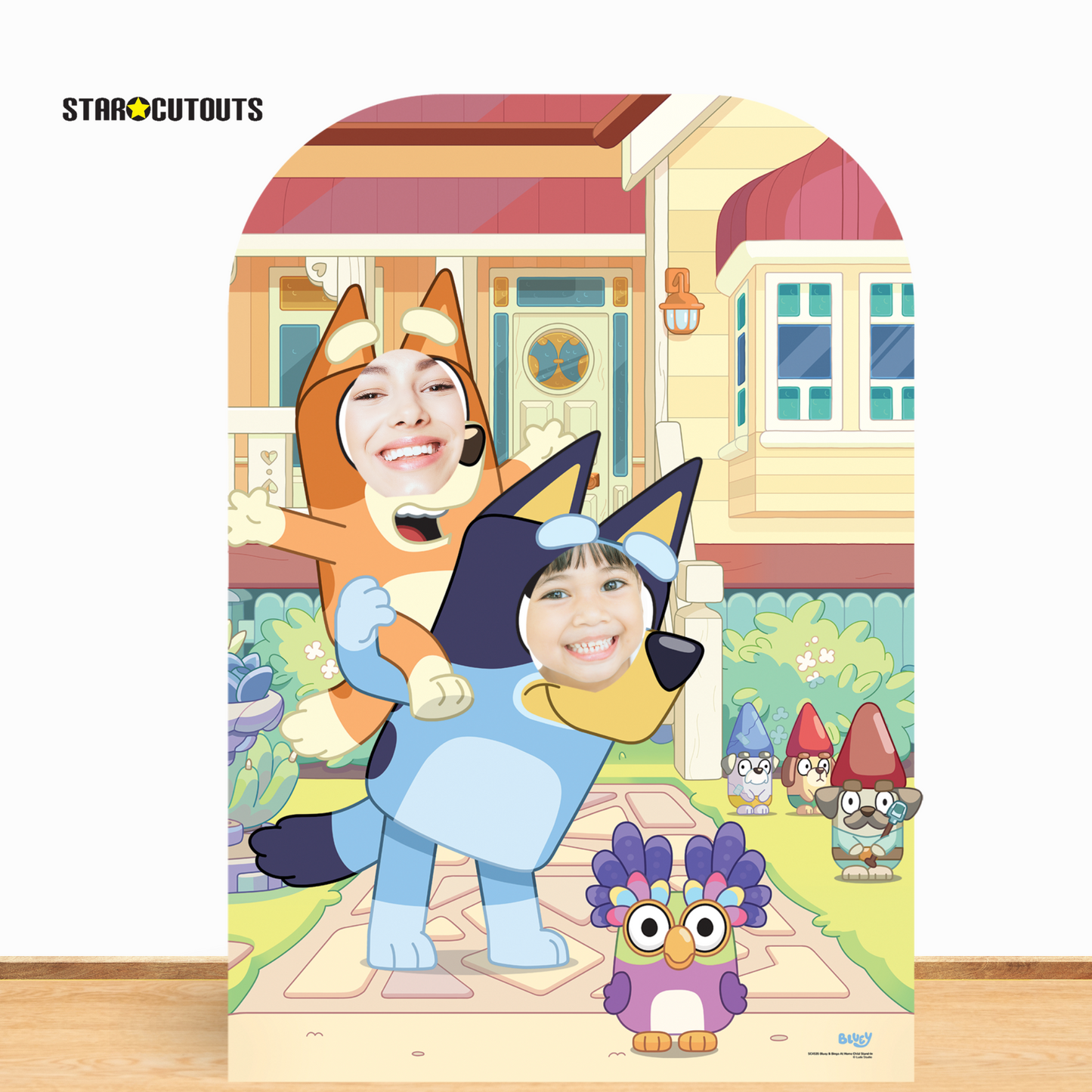 SC4535 Bluey and Bingo At Home Child Stand-In Cardboard Cut Out Height 136cm