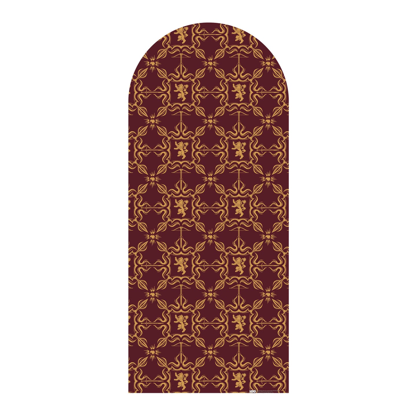 SC4539 Game of Thrones Lannister Pattern Backdrop  Cardboard Cut Out Height 185cm