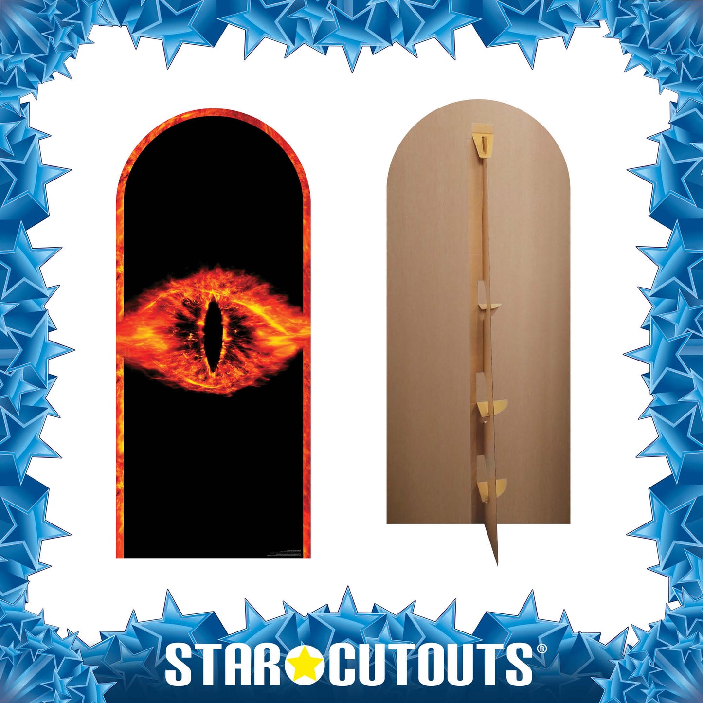 SC4555 Lord of The Rings Eye of Sauron Backdrop Single  Cardboard Cut Out Height 185cm
